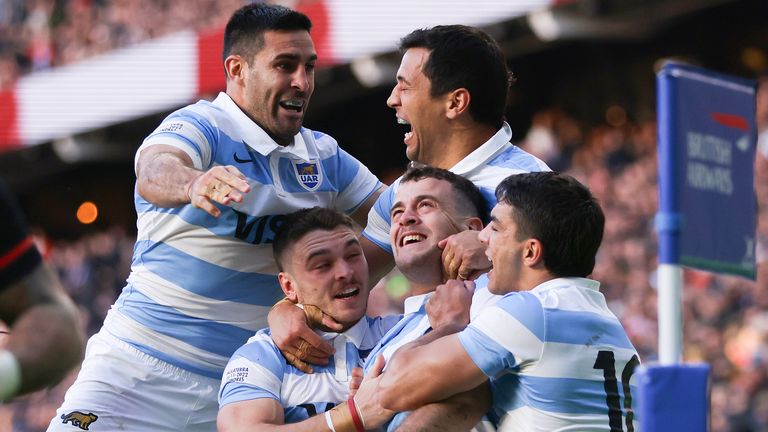Emiliano Boffelli struck for 25 points as Argentina picked up victory over England at Twickenham 