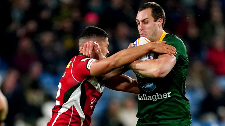Isaah Yeo covered huge yards as Lebanon defenders struggled to contain the Penrith man