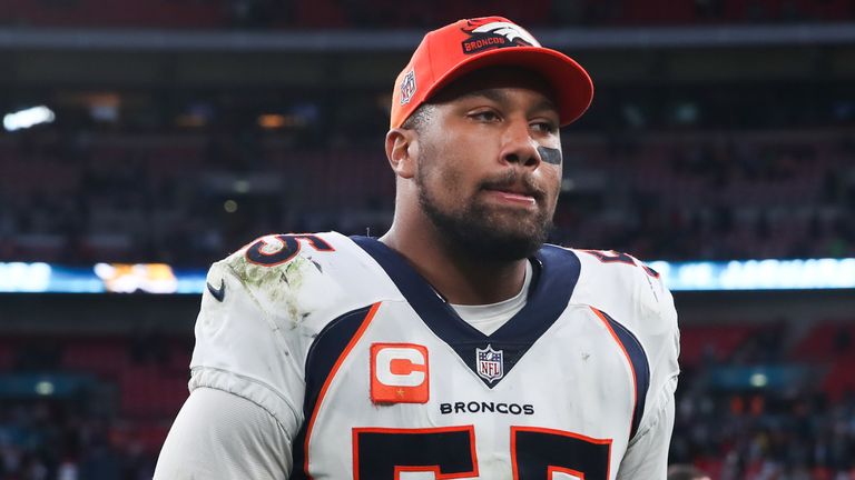 The Dolphins traded for Broncos star Bradley Chubb