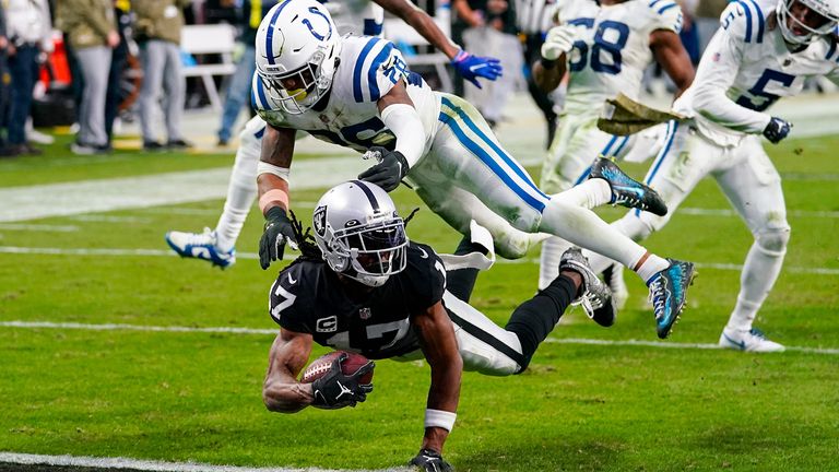 Indianapolis Colts at Las Vegas Raiders highlights from Week 10 of the NFL season