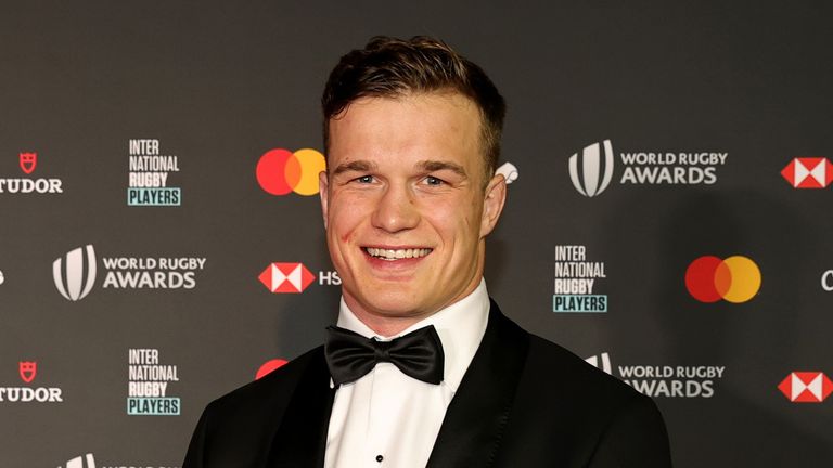 Josh van der Flier follows in the footsteps of Keith Wood and Johnny Sexton to be named as World Rugby Men's 15s Player of the Year