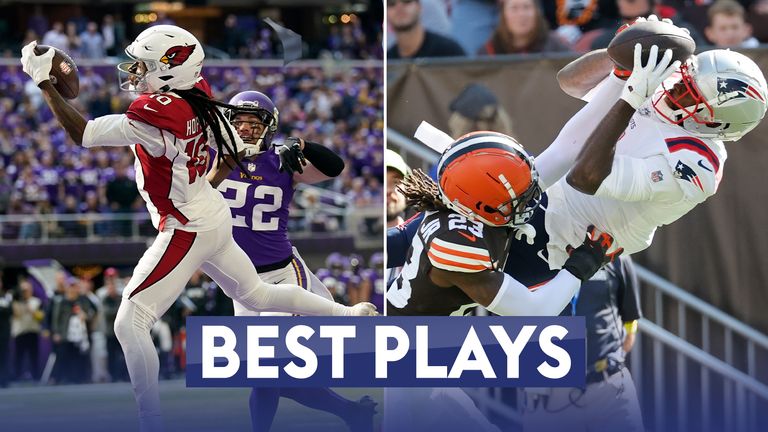 Check out all the best catches from October in the NFL, including grabs from AJ Brown, DeAndre Hopkins and more!