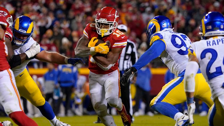 Highlights from the Los Angeles Rams vs. Kansas City Chiefs in Week 12 of the NFL season.