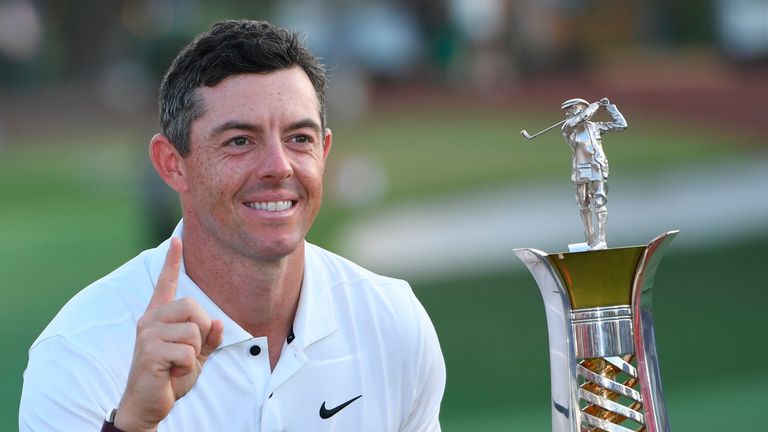 Rory McIlroy ended the year as European No 1 for the fourth time in his career