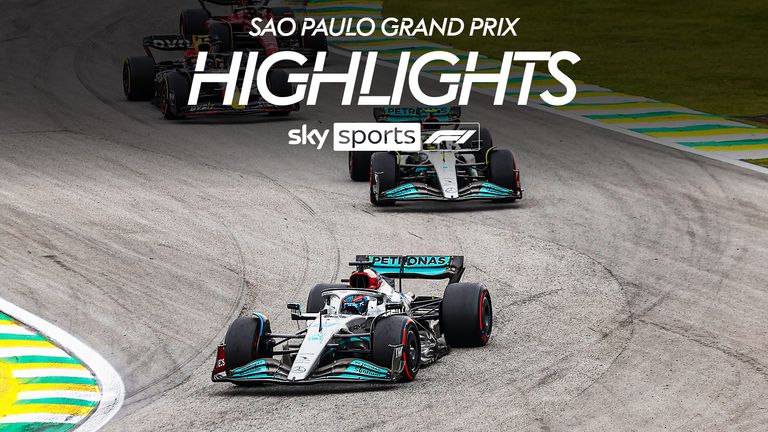 Sao Paulo GP: George Russell claims first F1 Grand Prix win as Lewis Hamilton seals Mercedes one-two