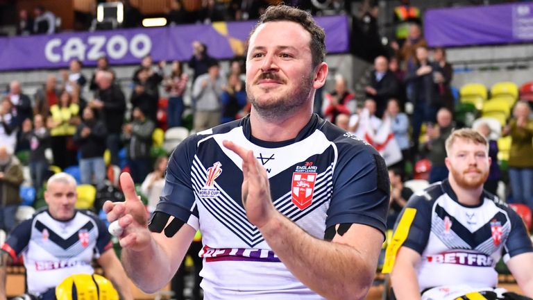 England's Seb Bechara says it is a special feeling to win the Golden Boot for his efforts in helping the team reach the final of the Wheelchair Rugby League World Cup