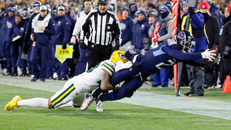 Sorotan Tennessee Titans melawan Green Bay Packers dari minggu ke-11 musim NFL.