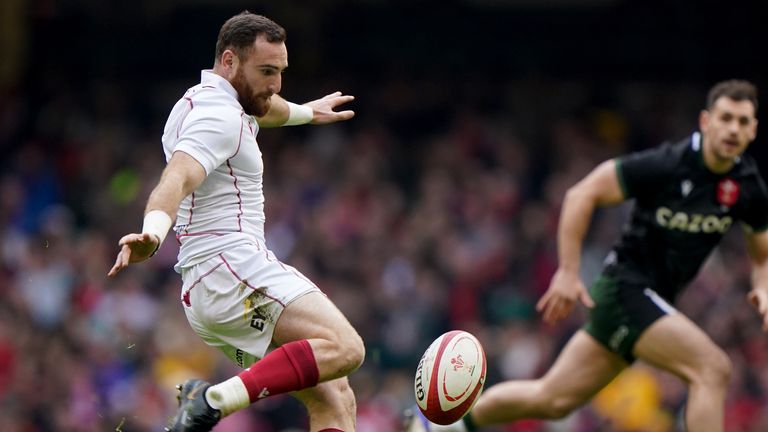 Georgia scrum-half Vasil Lobzhanidze was named player of the match