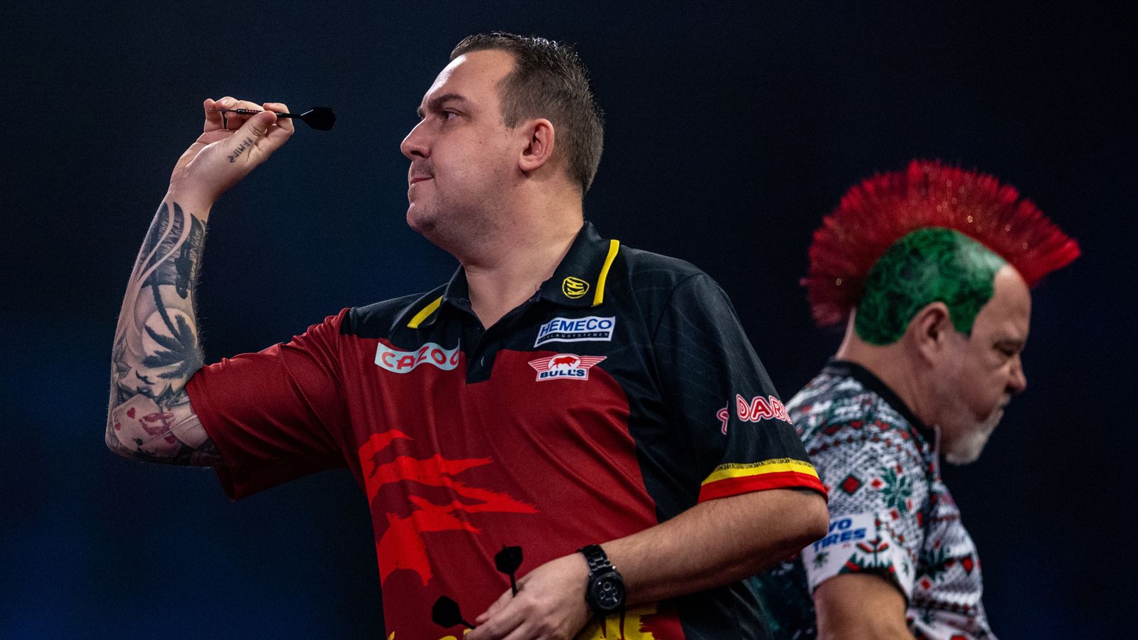 Campeonato mundial de dardos: el campeón reinante Peter Wright fuera después de la derrota de Kim Huybrechts |  Noticias de dardos