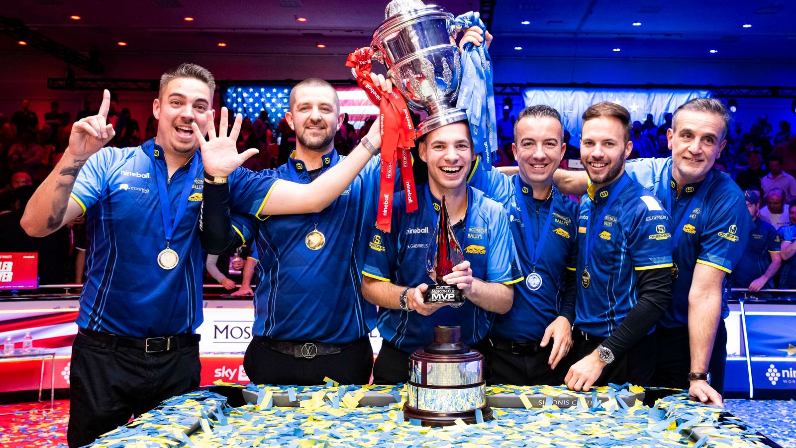 Mosconi Cup: Team Europe claim third straight trophy as Joshua Filler sees off USA in Las Vegas