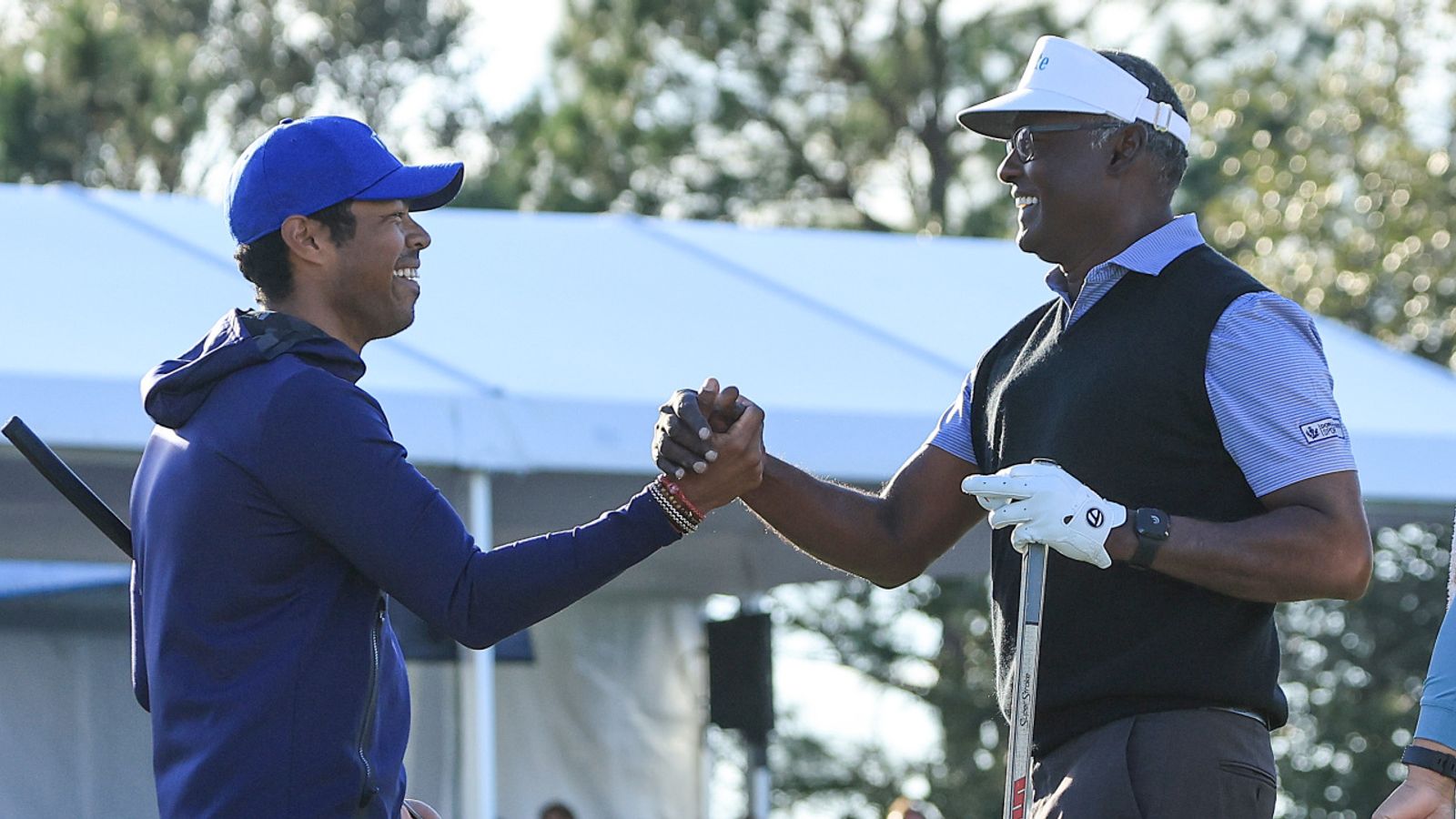 Vijay Singh and son Qass claim PNC Championship title | Tiger Woods: An incredible week