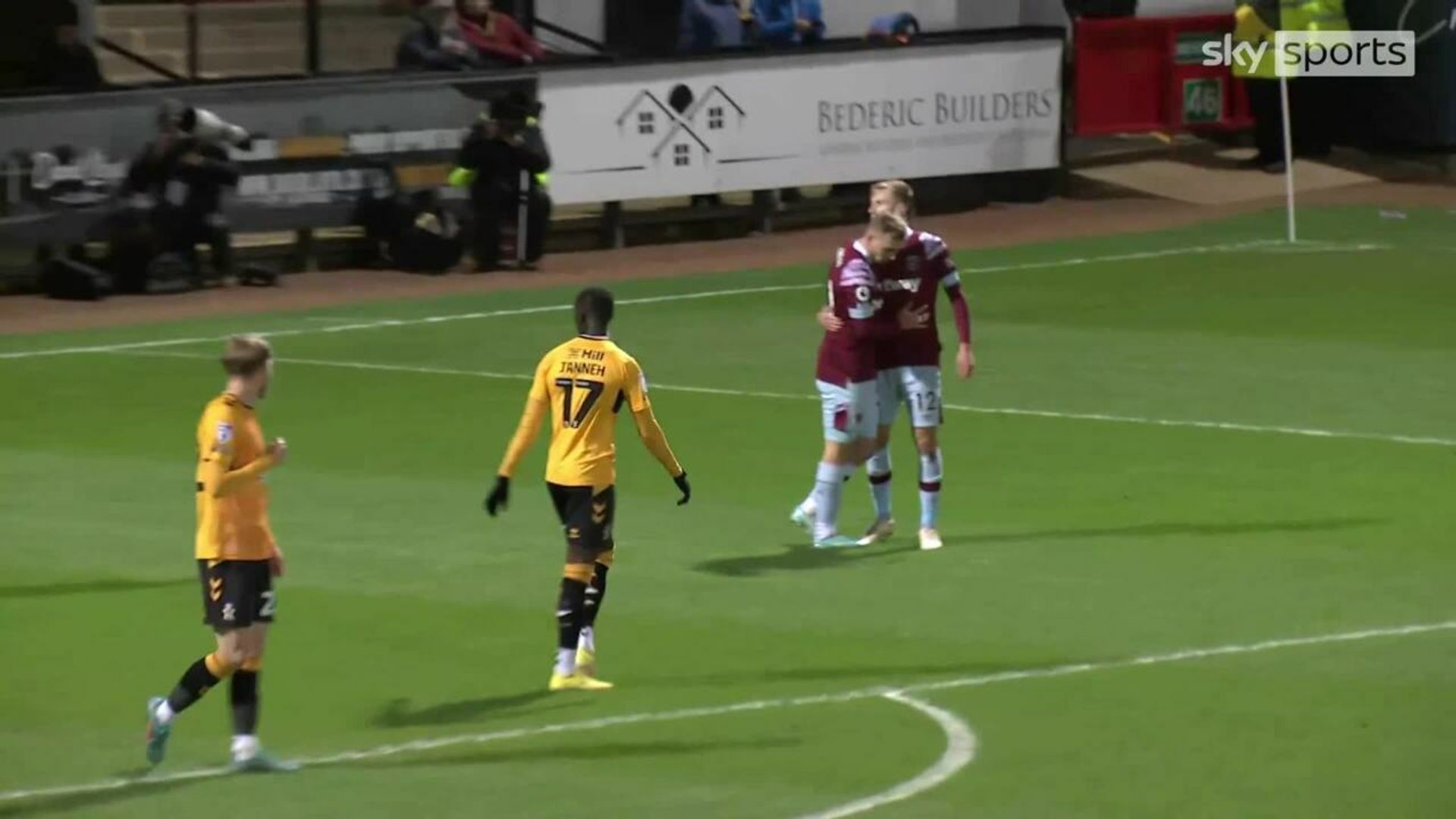 Highlights: Bowen and Benrahma score in West Ham friendly win