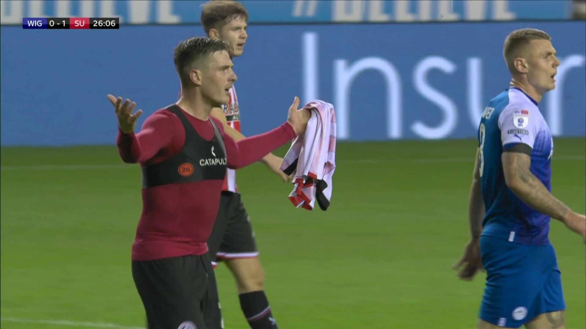 Ever seen this before?! | Clark loses his shirt mid-match!