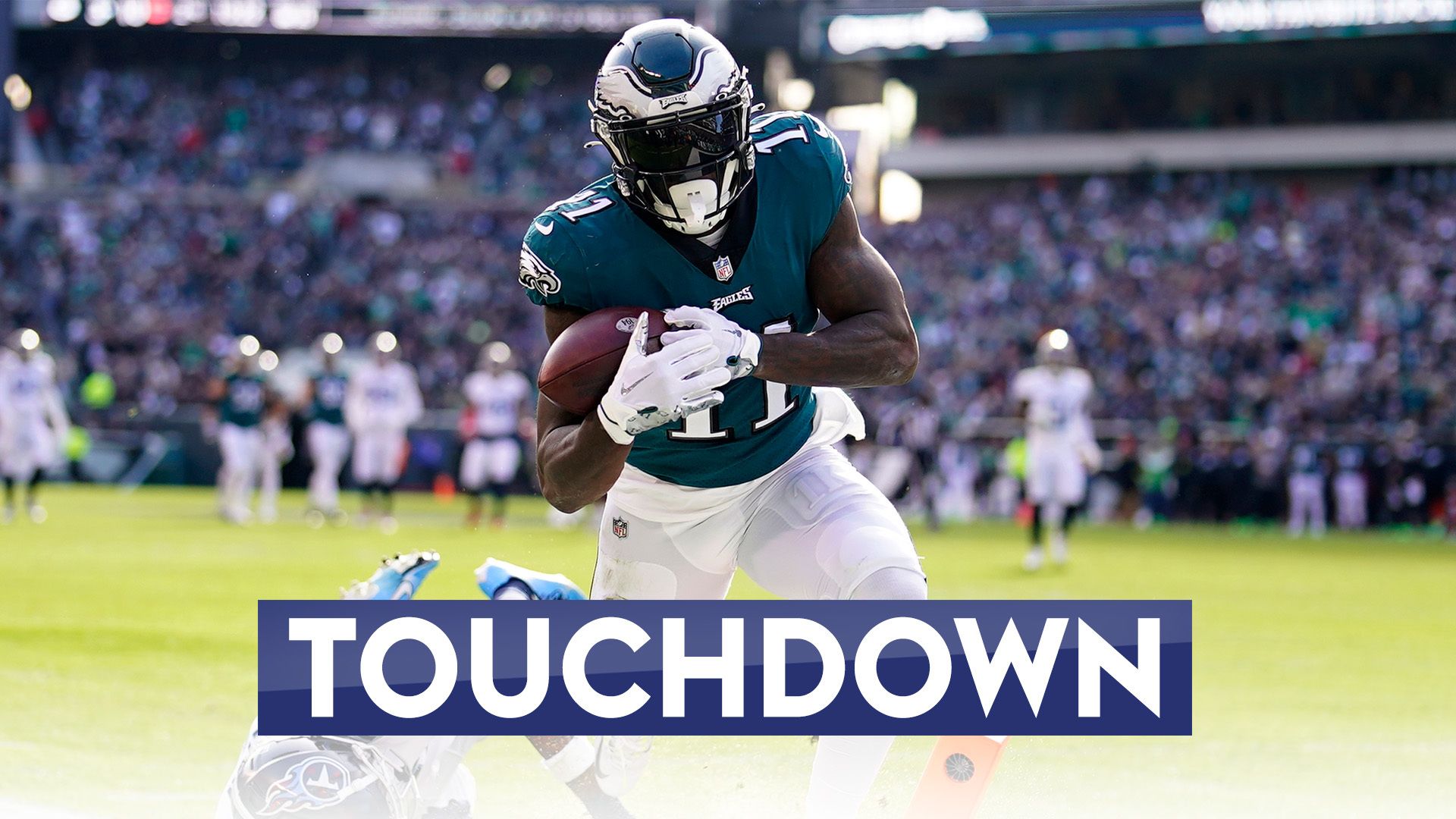 Brown gets second TD against former team with absurd catch!