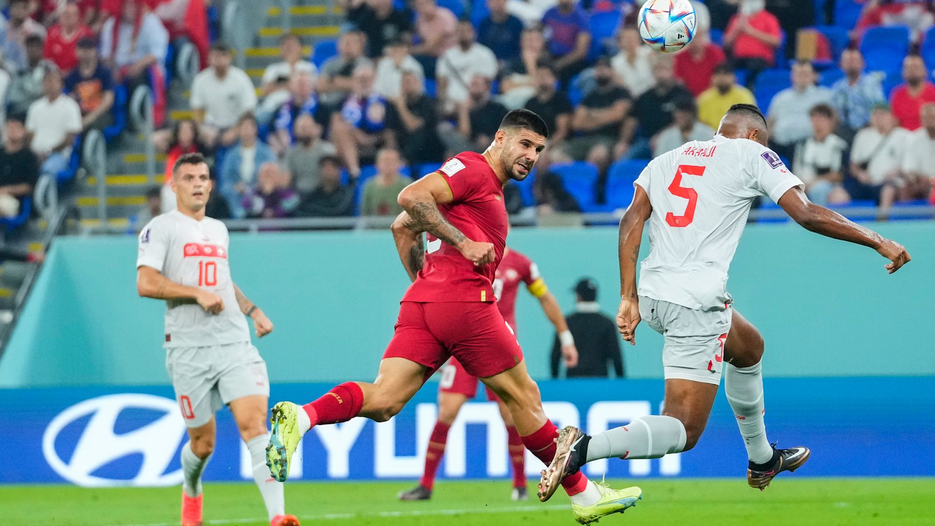 Vlahovic completes first-half Serbia turnaround vs Switzerland LIVE!
