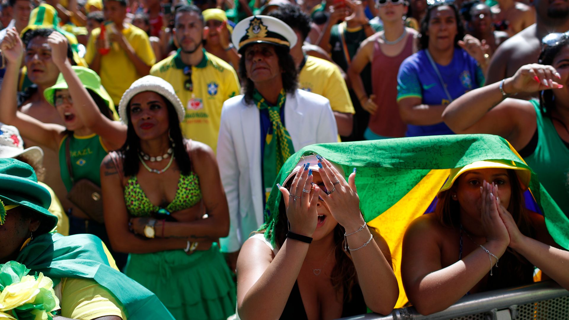 Brazil fans left in tears after shootout heartbreak