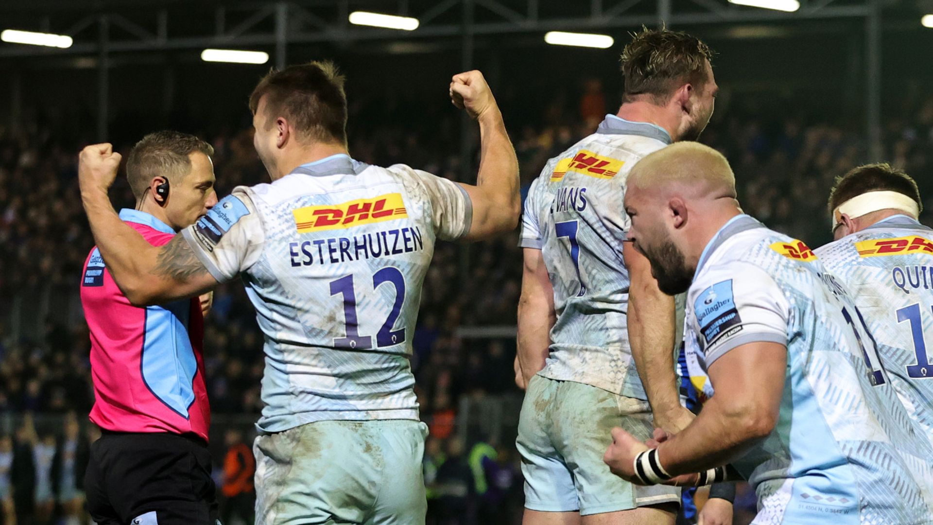 Harlequins pick up fourth win in a row with Premiership victory at Bath