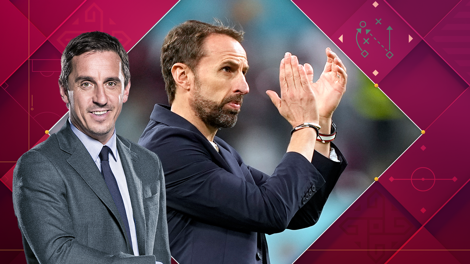 Neville welcomes Southgate staying | 'We're in a good place'