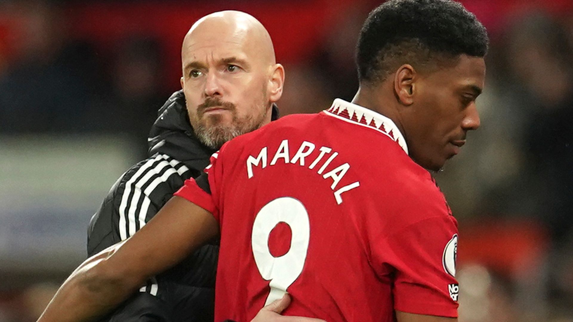 Ten Hag: Martial cannot manage load - we need another striker