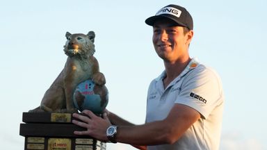 Norway's Viktor Hovland clinched the Hero World Challenge for the second year in succession 