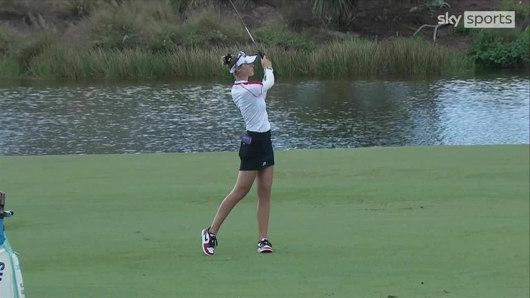 Highlights from the opening round of the QBE Shootout at the Tiburon Golf Club in Naples, Florida