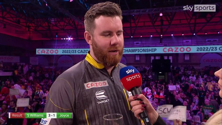 Scott Williams said 'there is no point in feeling nervous' after he made it through to a meeting with his practice partner Rob Cross