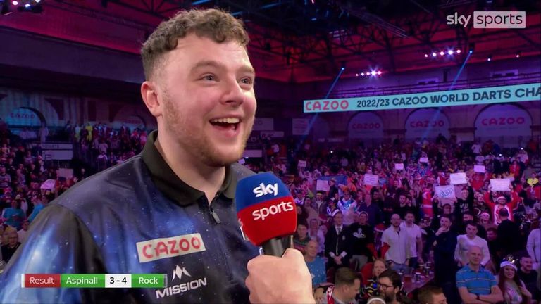 Josh Rock  said 'there is more to come' after he knocked out Nathan Aspinall at Alexandra Palace