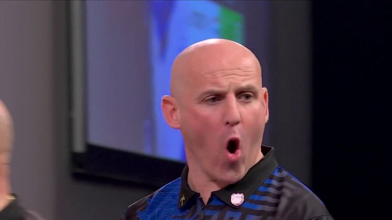 Alan Soutar takes out a sensational 152 checkout against Danny Noppert in their third round match at the World Darts Championship.