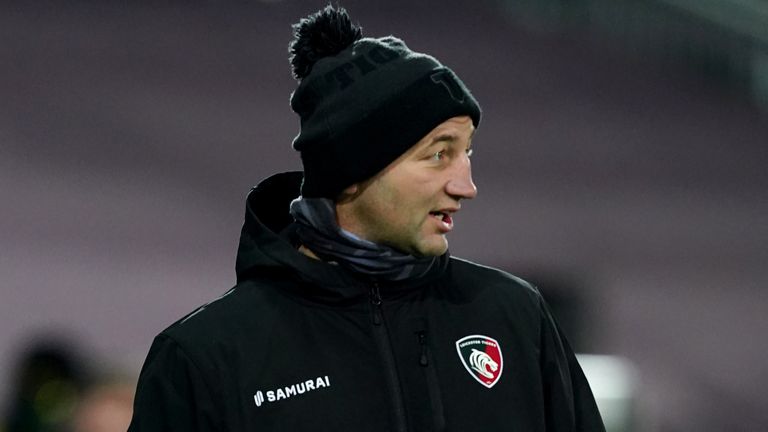 Steve Borthwick was England's forwards coach before joining Leicester in 2020