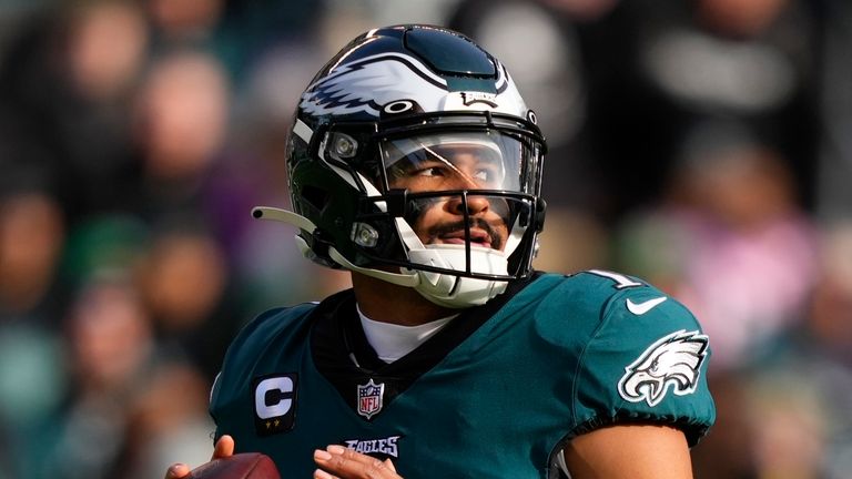 Philadelphia Eagles star quarterback Jalen Hurts will be missing on Saturday with a sprained shoulder
