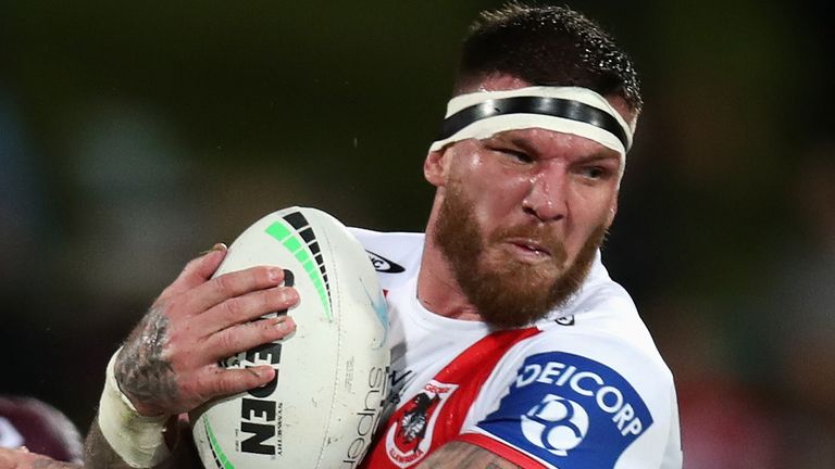 Josh McGuire has moved to Warrington from NRL side St George Illawarra