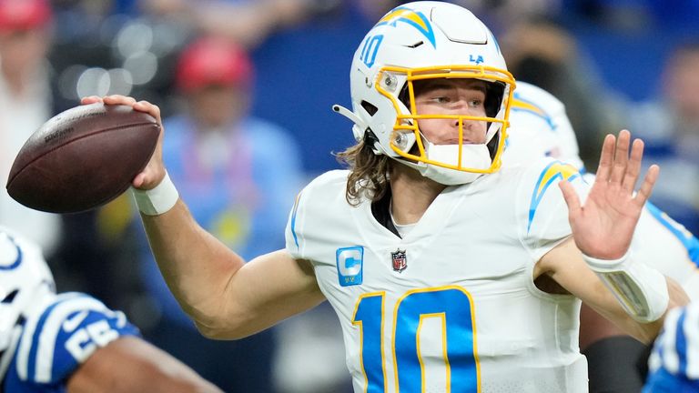 Will Los Angeles Chargers quarterback Justin Herbert have all of his key offensive weapons at his disposal against the Jacksonville Jaguars on Saturday?