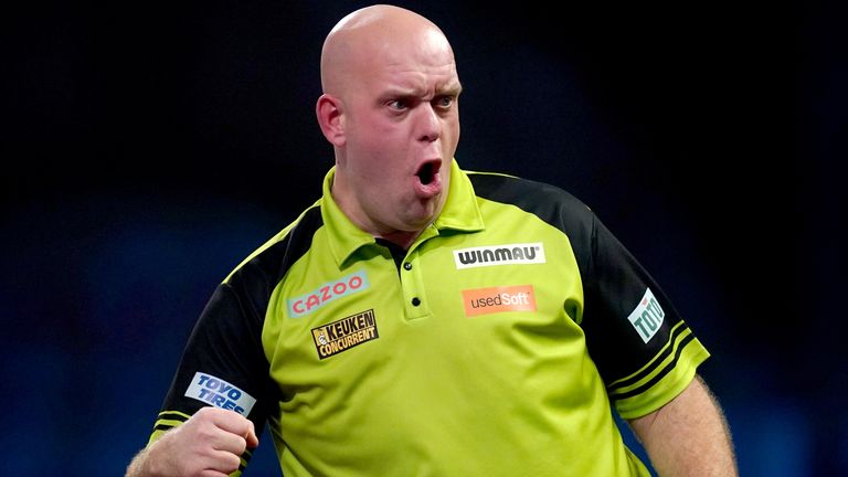 Michael van Gerwen crushed Lewy Williams in under 19 minutes at the World Darts Championship on Wednesday