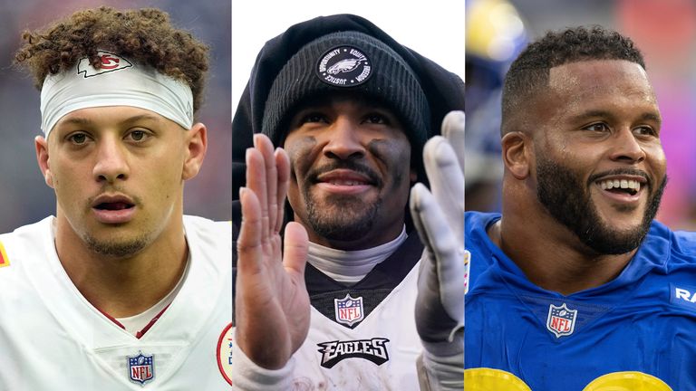 Patrick Mahomes, Jalen Hurts and Aaron Donald will all feature in the first edition of the Pro Bowl games in Las Vegas in early February
