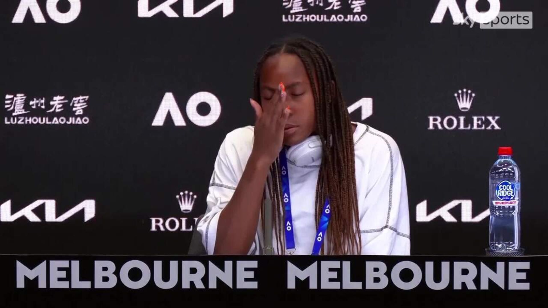 Tearful Gauff frustrated with defeat: 'It was rough'