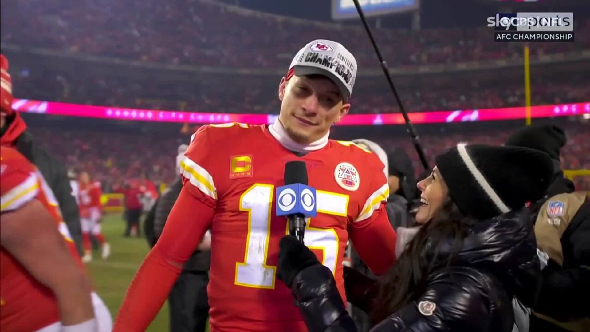 Mahomes: We showed them it's Arrowhead, not Burrowhead!