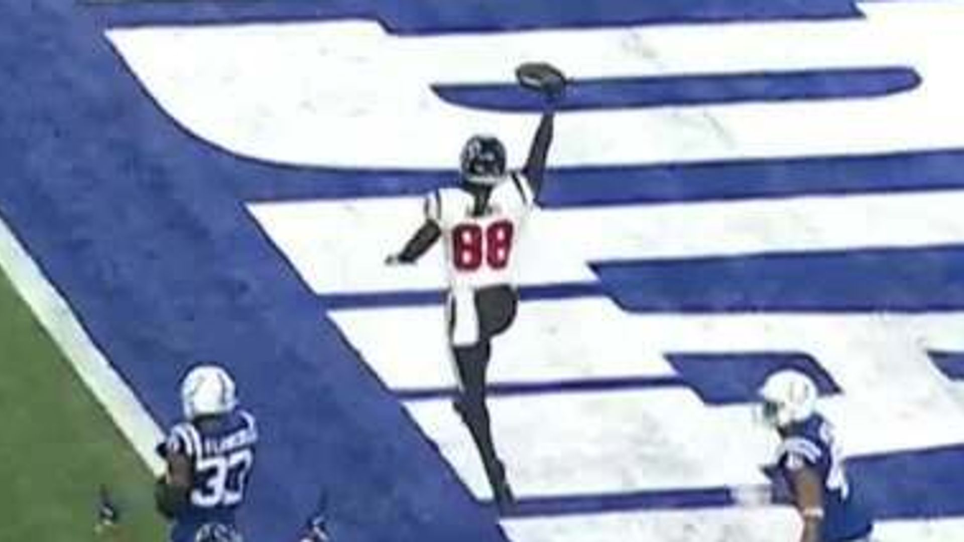 Mills' incredible 28-yd TD pass costs Texans number one draft pick!