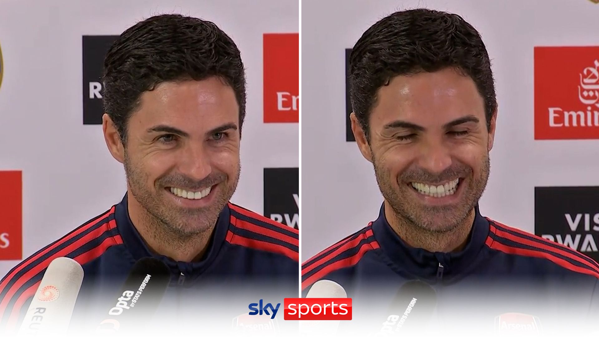 'I haven't finished my question!' - Arteta's amusing exchange with reporter