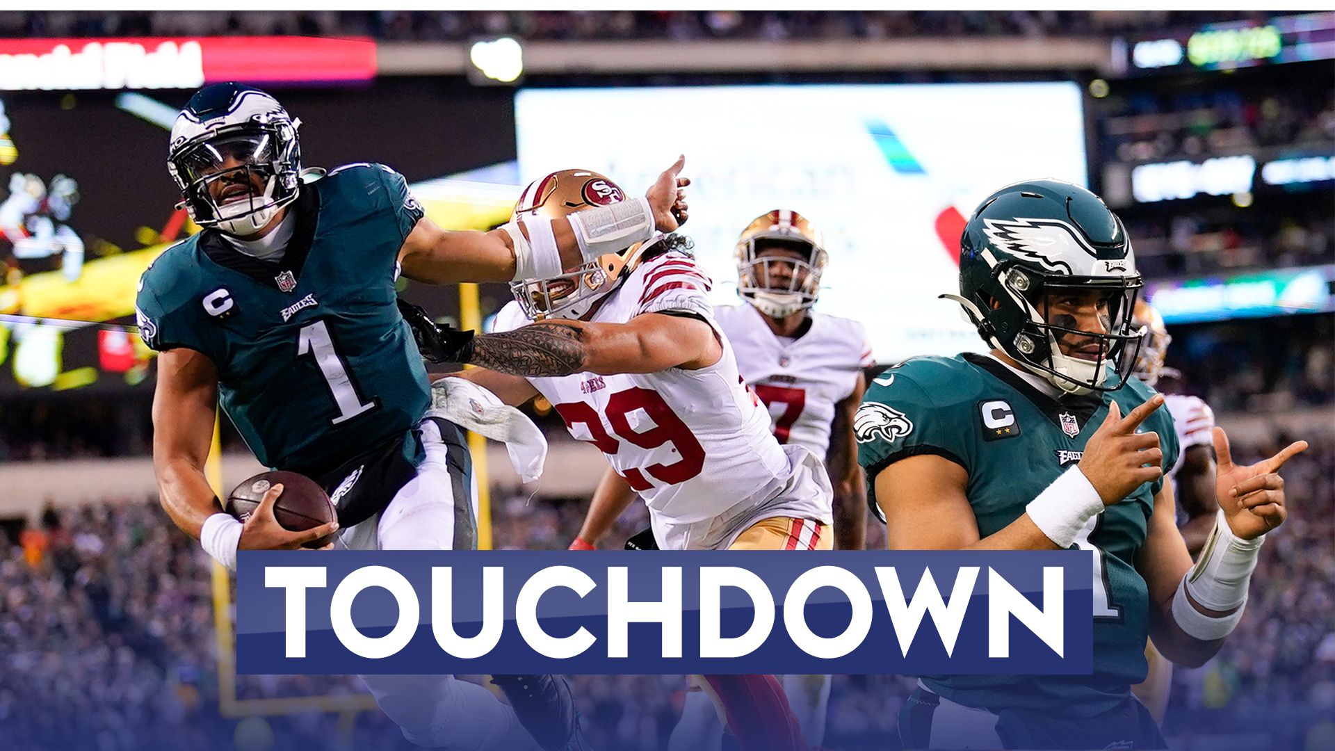 Hurts does it all with brilliant run and QB-sneak TD!
