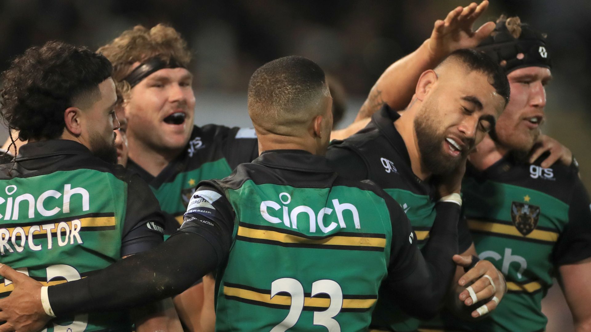 Northampton thrash Harlequins to end losing streak