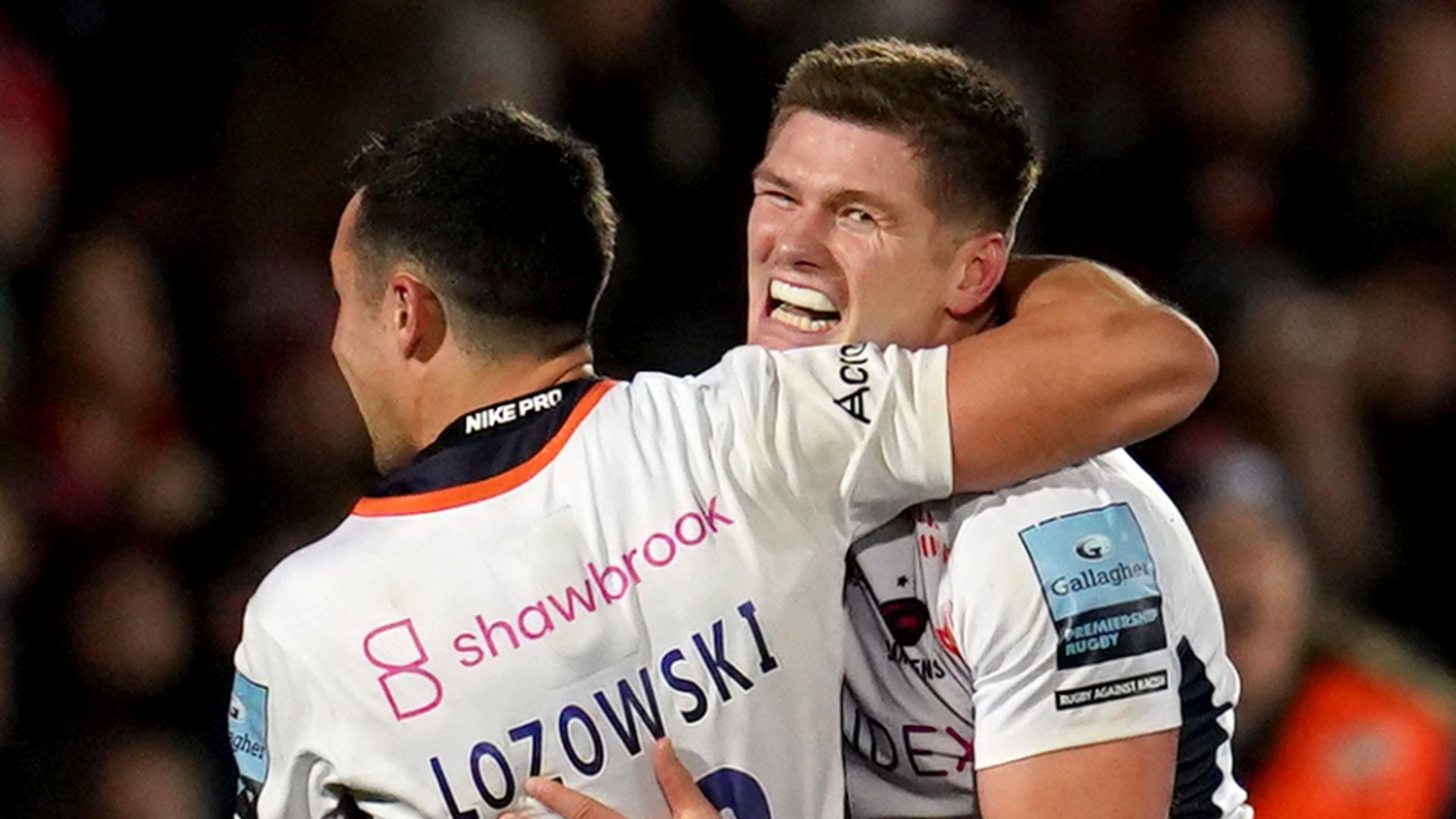 Farrell finds range at last to earn Saracens victory over Gloucester