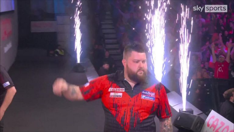Michael Smith earned his spot in the World Darts Championship final with a 6-2 win over Gabriel Clemens
