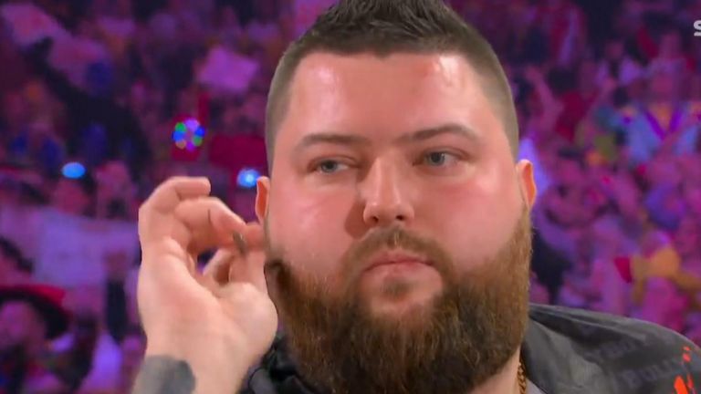 Michael Smith landed a nine-dart finish on his way to claiming World Championship glory for the first time in the final against Michael van Gerwen last year