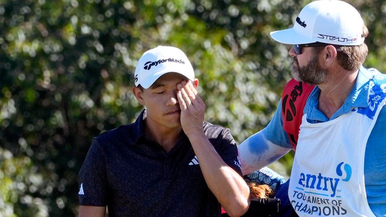 Collin Morikawa cedió una ventaja de siete golpes en la ronda final en Kapalua