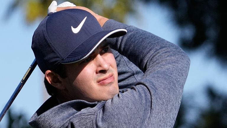 Davis Thompson carded two eagles and six birdies during an impressive opening round