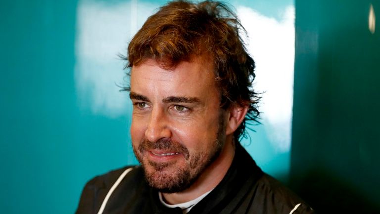 Fernando Alonso will drive for Aston Martin this season.