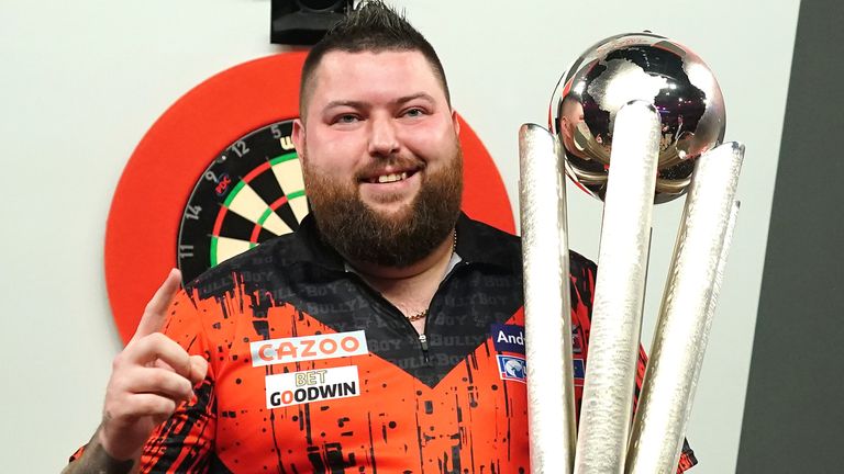 Michael Smith claimed his maiden World Championship title at Alexandra Palace