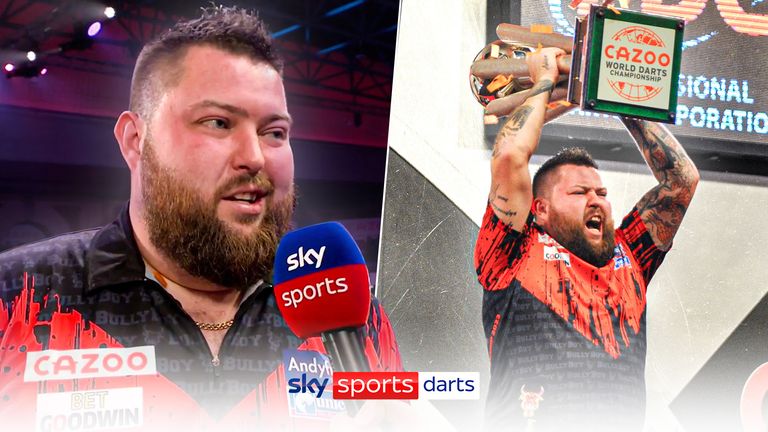 Michael Smith says the crowd got a magical night after he beat Michael van Gerwen in the World Championship Final.