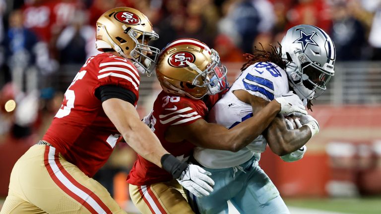 Dallas Cowboys vs. San Francisco 49ers NFL playoff game schedule, TV