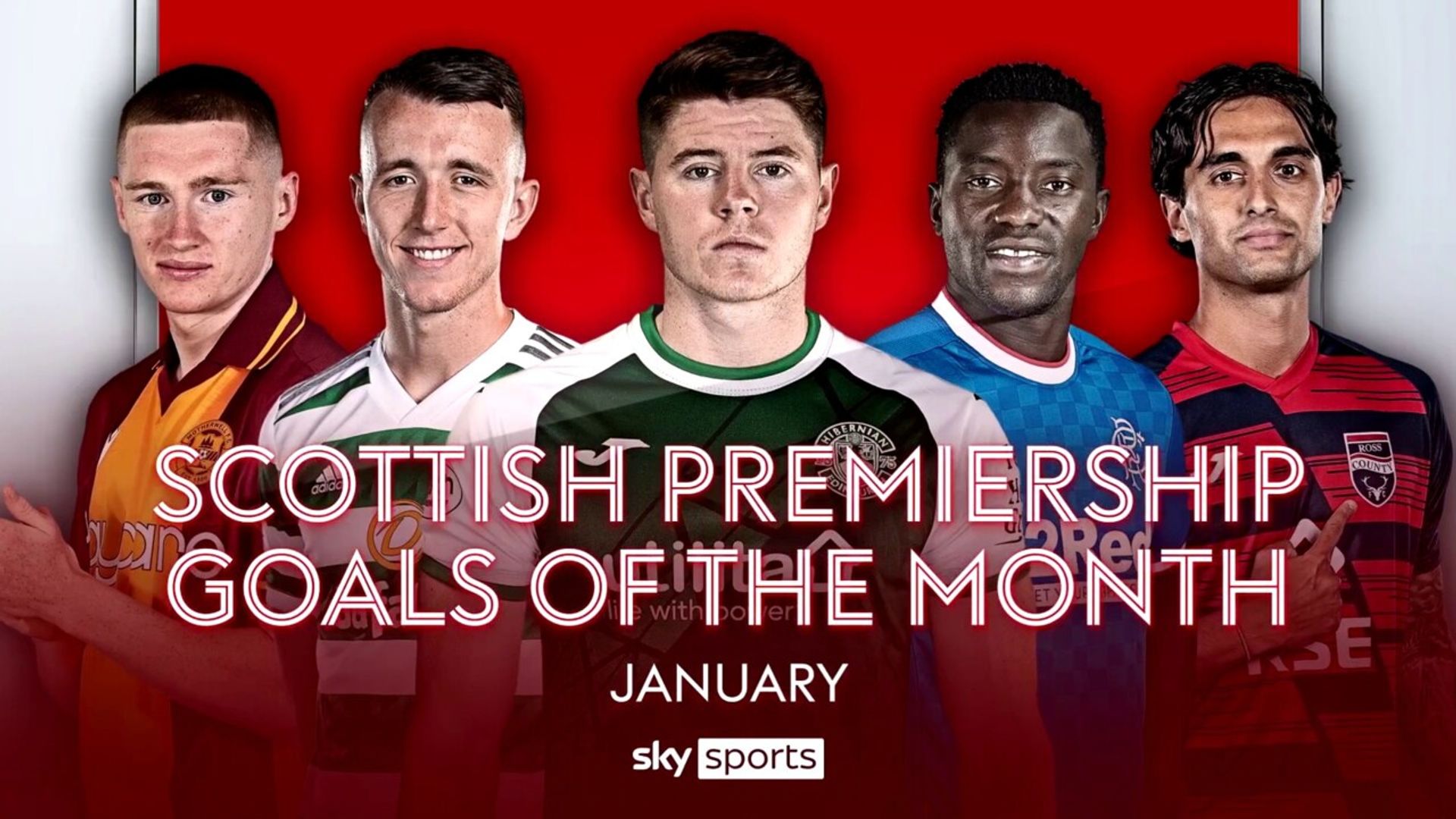 Scottish Premiership Goals of the Month: January